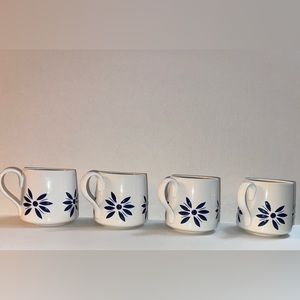 Temptations by Tara - Old World Blue Coffee Mugs.